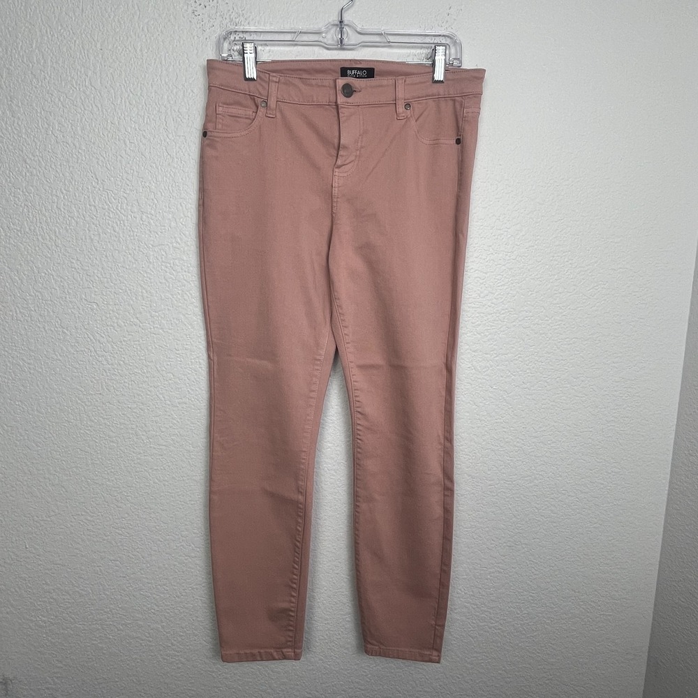 Buffalo David Bitton Aubrey Jeans Womens 10/30 Peach Denim Mid Rise‎ Soft Grazer